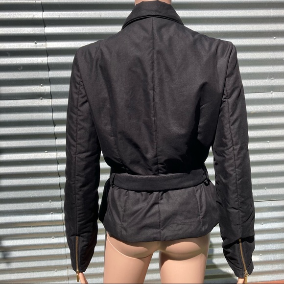 La Perla Studio Fabric Biker Jacket with Belt - Picture 6 of 16